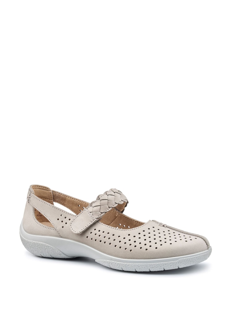 Hotter Grey Extra Wide Fit Quake II Touch Fastening Shoes - Image 2 of 4