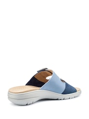 Hotter Blue Regular Fit Sunny Slip-On Buckle Sandals - Image 3 of 4