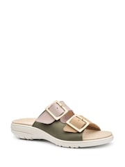 Hotter Green Regular Fit Sunny Slip-On/Buckle Sandals - Image 2 of 4