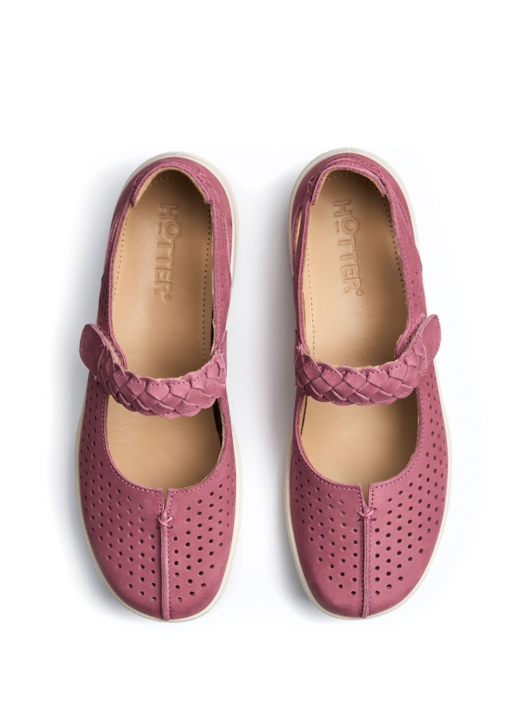 Hotter Red Extra Wide Fit Quake II Touch-Fastening Shoes - Image 4 of 4