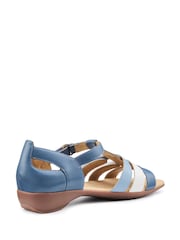 Hotter Blue Wide Fit Solei Touch-Fastening Sandals - Image 2 of 4