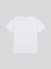 U.S. Polo Assn. White Womens Double Horsemen Print Crew Neck T-Shirt - Image 2 of 3