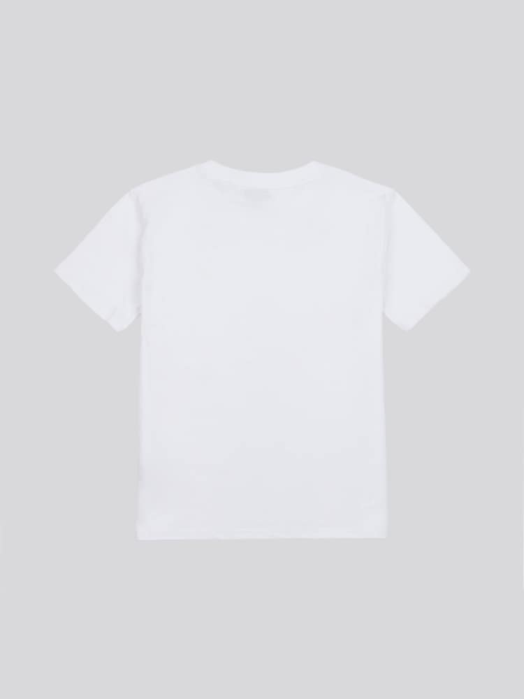 U.S. Polo Assn. White Womens Double Horsemen Print Crew Neck T-Shirt - Image 2 of 3
