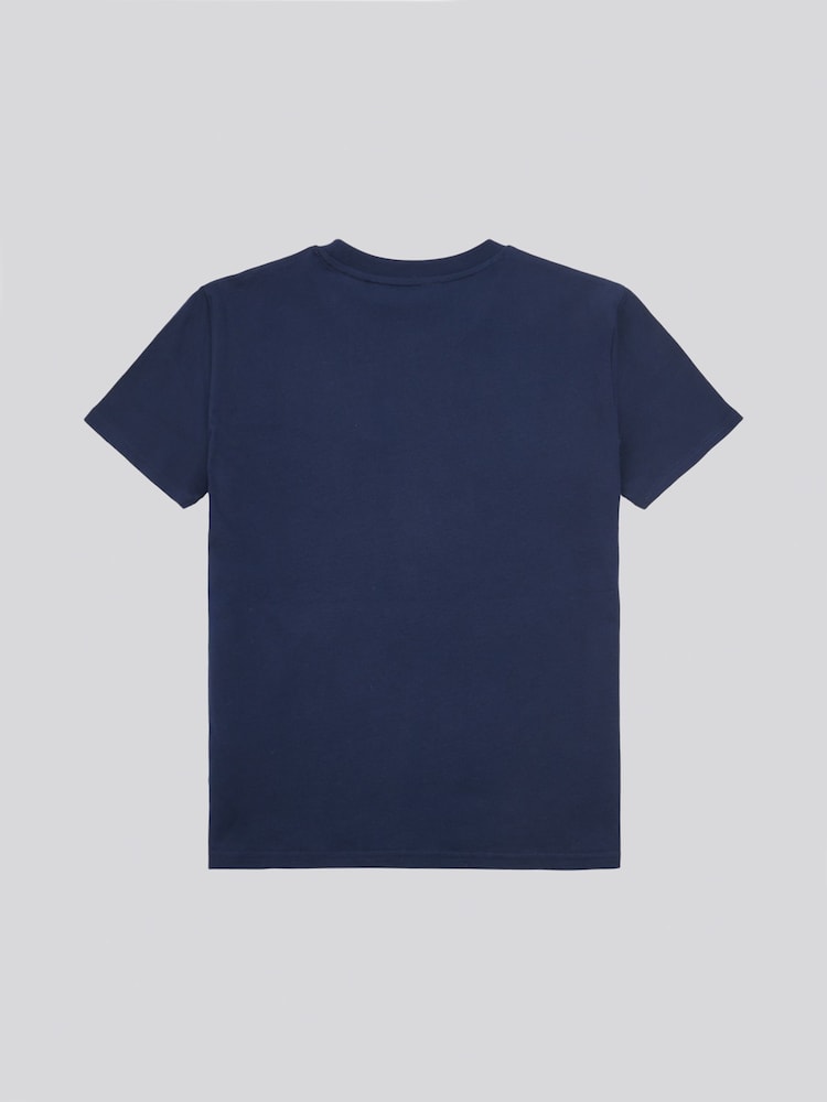 U.S. Polo Assn. Blue Womens Double Horsemen Print Crew Neck T-Shirt - Image 2 of 3