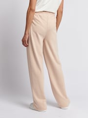U.S. Polo Assn. Natural Womens Double Horsemen Wide Leg Joggers - Image 2 of 7