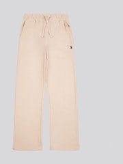 U.S. Polo Assn. Natural Womens Double Horsemen Wide Leg Joggers - Image 5 of 7