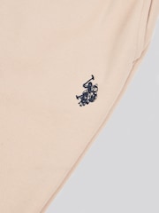 U.S. Polo Assn. Natural Womens Double Horsemen Wide Leg Joggers - Image 7 of 7