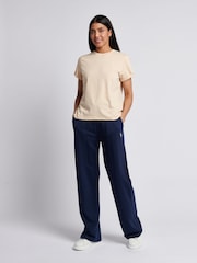 U.S. Polo Assn. Blue Womens Double Horsemen Wide Leg Joggers - Image 3 of 5