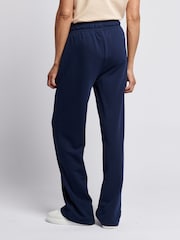 U.S. Polo Assn. Blue Womens Double Horsemen Wide Leg Joggers - Image 4 of 5