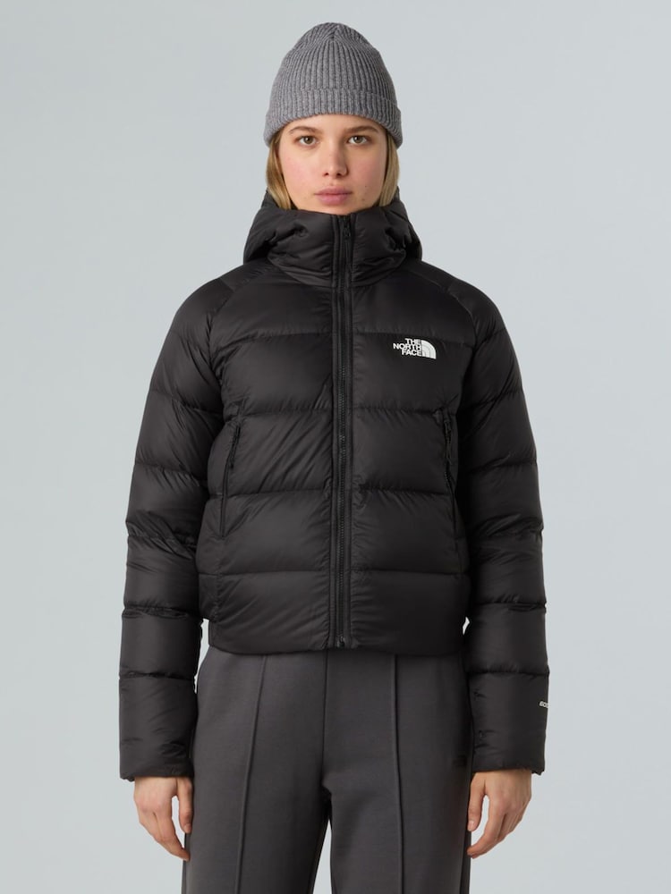 The North Face Black Hyalite Down Hooded Puffer Jacket - Image 1 of 4