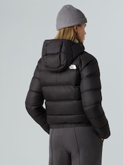 The North Face Black Hyalite Down Hooded Puffer Jacket - Image 2 of 4