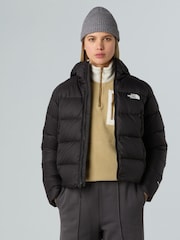 The North Face Black Hyalite Down Hooded Puffer Jacket - Image 3 of 4