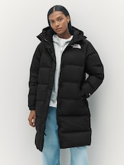 The North Face Black Nuptse Puffer Parka Jacket - Image 1 of 6