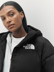 The North Face Black Nuptse Puffer Parka Jacket - Image 4 of 6