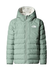 The North Face Green Reversible Perrito Hooded Puffer Jacket - Image 6 of 8
