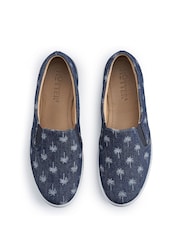 Hotter Blue Regular Fit Tara Slip-On Shoes - Image 3 of 4