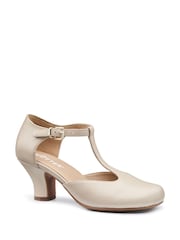 Hotter Cream Wide Fit Tempo Buckle Shoes - Image 2 of 4