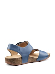 Hotter Blue Extra Wide Fit Tourist II Buckle Sandals - Image 3 of 4