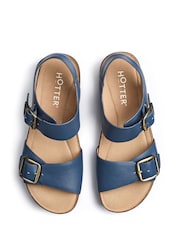 Hotter Blue Extra Wide Fit Tourist II Buckle Sandals - Image 4 of 4