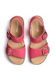 Hotter Pink Regular Fit Tourist II Buckle Sandals - Image 4 of 4