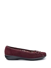 Hotter Red Regular Fit Sweetie Slip-On Slippers - Image 1 of 4