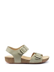 Hotter Green Regular Fit Tourist II Buckle Sandals - Image 1 of 4