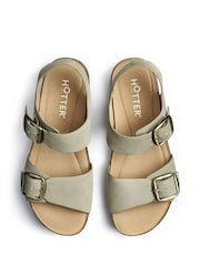 Hotter Green Regular Fit Tourist II Buckle Sandals - Image 4 of 4