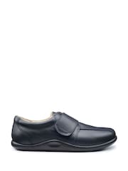 Hotter Blue Regular Fit Unwind Touch Fastening Slippers - Image 1 of 4