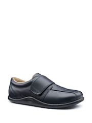 Hotter Blue Regular Fit Unwind Touch Fastening Slippers - Image 2 of 4