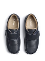Hotter Blue Regular Fit Unwind Touch Fastening Slippers - Image 4 of 4