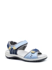 Hotter Blue Wide Fit Walk II Touch-Fastening Sandals - Image 2 of 4