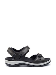 Hotter Brown Regular Fit Walk II Touch-Fastening Sandals - Image 1 of 4