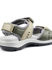 Hotter Green Wide Fit Walk II Touch-Fastening Sandals - Image 3 of 3