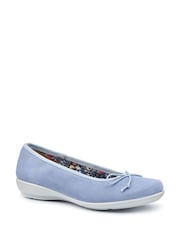 Hotter Blue Wide Fit Sweetie Slip-On Slippers - Image 2 of 3