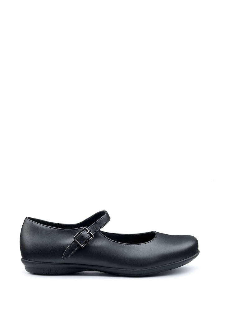 Hotter Black Regular Fit Violet Buckle Shoes - Image 1 of 4