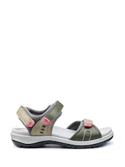 Hotter Green Regular Fit Walk II Touch-Fastening Sandals - Image 1 of 4
