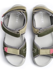 Hotter Green Regular Fit Walk II Touch-Fastening Sandals - Image 4 of 4