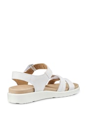 Hotter White Wide Fit Venice Touch-Fastening Sandals - Image 3 of 4