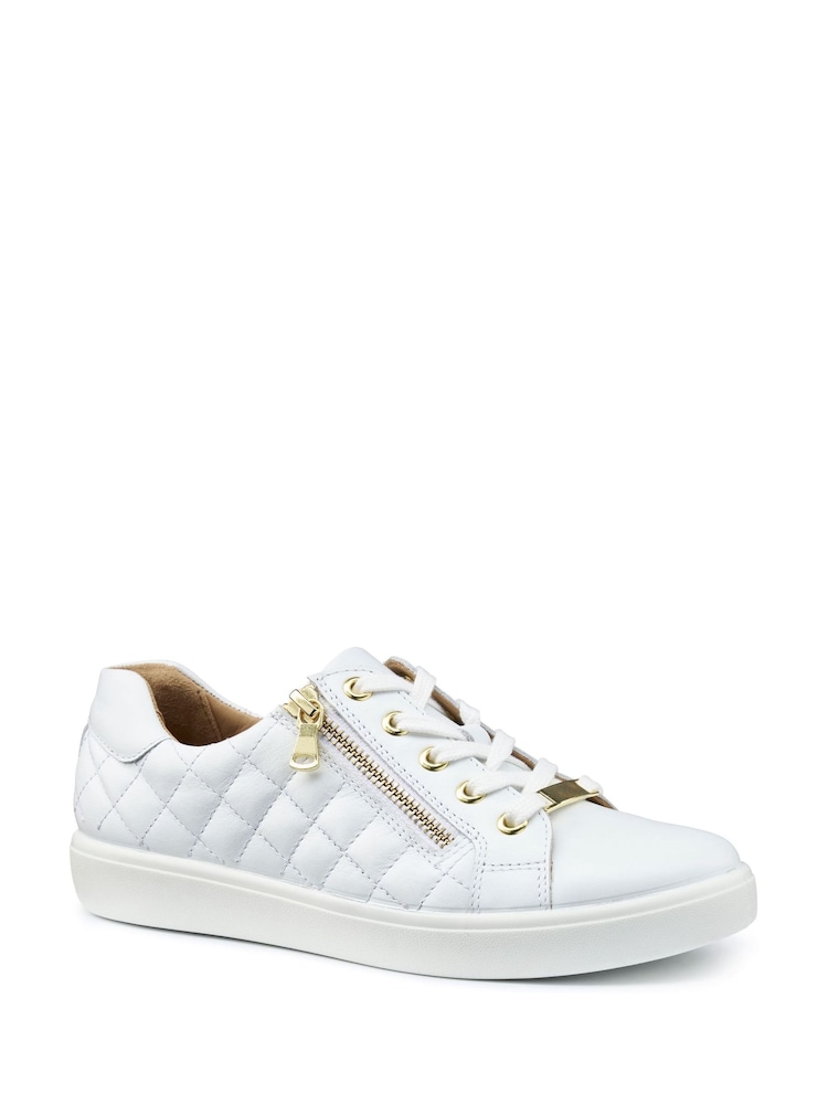 Hotter White Wide Fit Wonder Lace-Up Trainers - Image 2 of 4