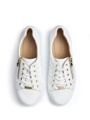 Hotter White Wide Fit Wonder Lace-Up Trainers - Image 4 of 4