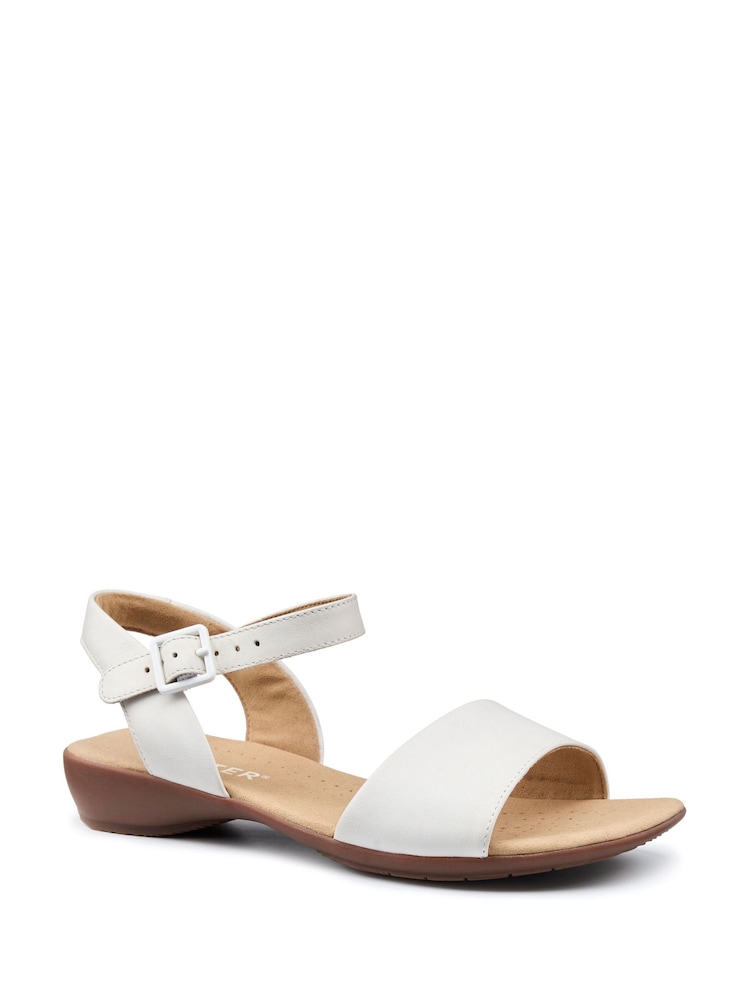 Hotter White Regular Fit Tropic Buckle Sandals - Image 2 of 4