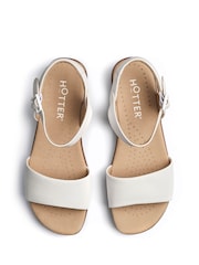 Hotter White Regular Fit Tropic Buckle Sandals - Image 4 of 4