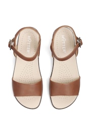 Hotter Brown Wide Fit Tropic Buckle Sandals - Image 4 of 4