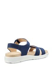Hotter Blue Wide Fit Venice Touch-Fastening Sandals - Image 3 of 4