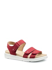 Hotter Red Regular Fit Venice Touch Fastening Sandals - Image 2 of 4