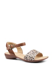 Hotter Animal Print Regular Fit Tropic Buckle Sandals - Image 2 of 4