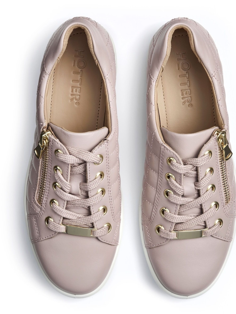 Hotter Grey Wide Fit Wonder Lace-Up Shoes - Image 4 of 4