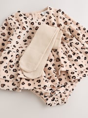 Natural Animal Bloomer Baby Rompers with Tights 2 Piece Set (0mths-3yrs) - Image 7 of 10