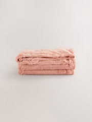 Carved Bow Fleece Throw - Image 1 of 4