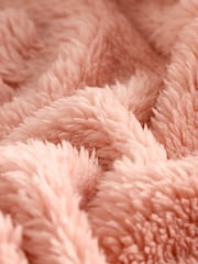 Carved Bow Fleece Throw - Image 3 of 4